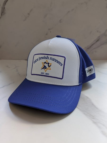 BOCO Technical Trucker Hat (White/Blue)