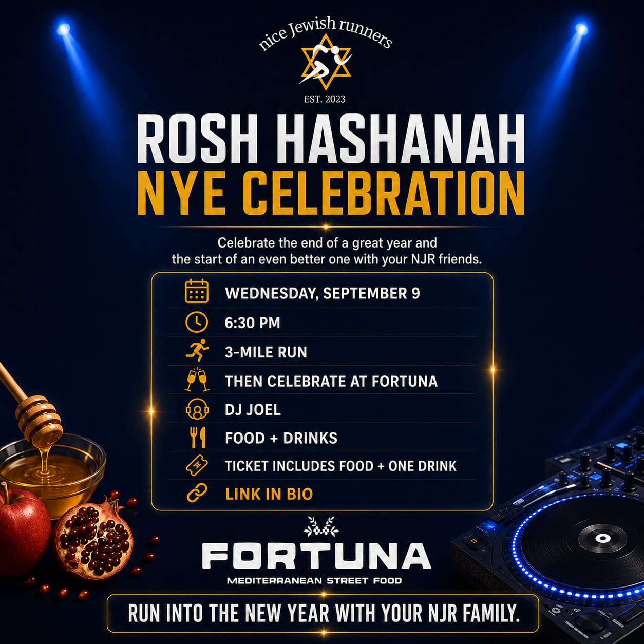 NYE Rosh Hashanah Party ππ - Wednesday September 9