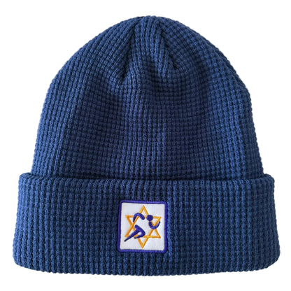 NJR BOCO Navy Waffle Knit Beanie