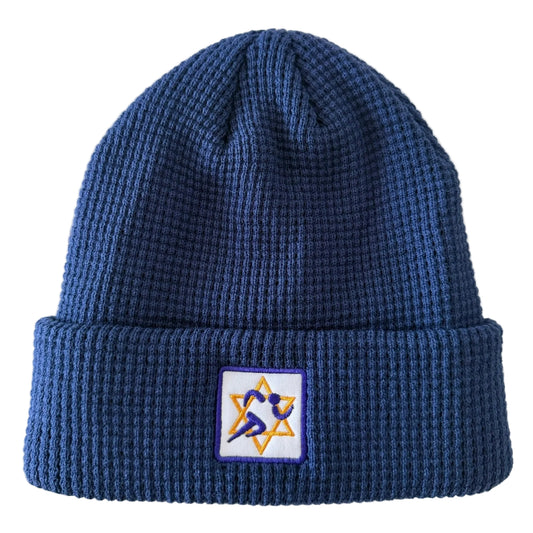 NJR BOCO Navy Waffle Knit Beanie