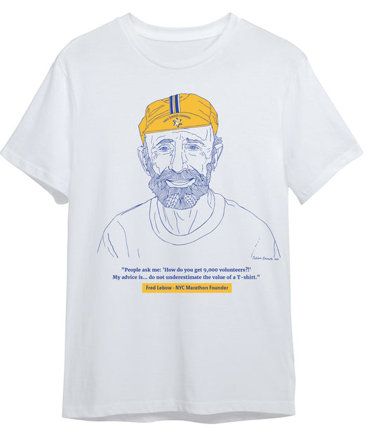 Fred Lebow Heavyweigt T-Shirt X Blue Card